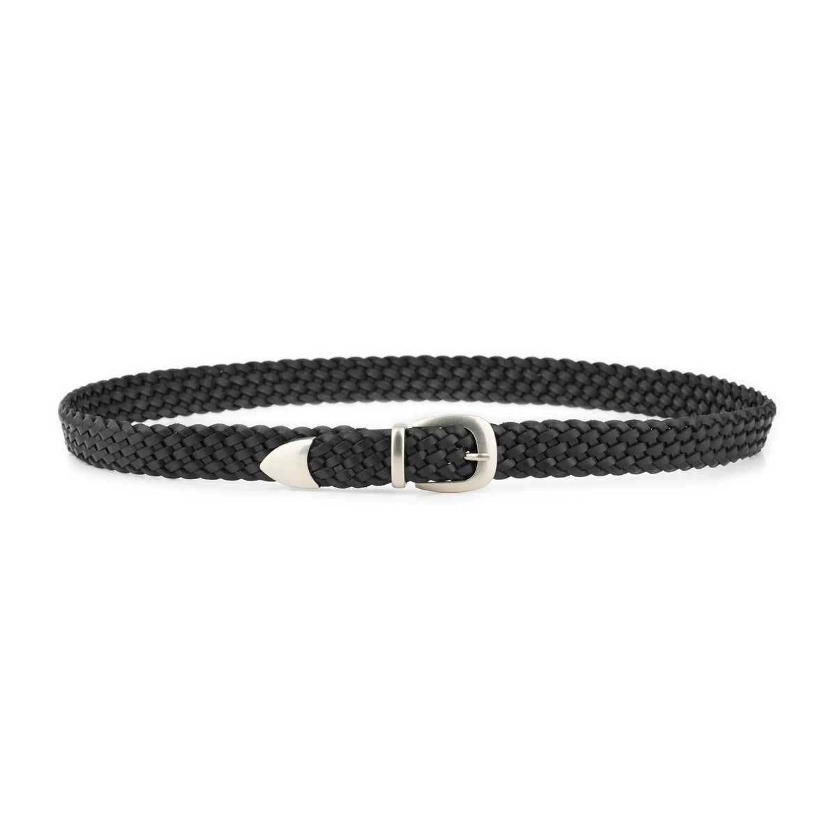 Shirt Shake Black Vintage Leather Belt