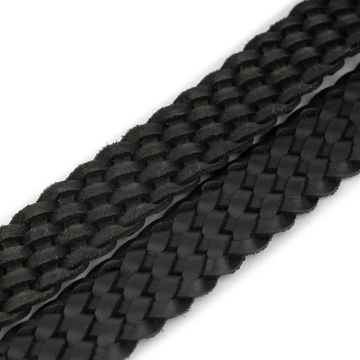 Shirt Shake Black Vintage Leather Belt